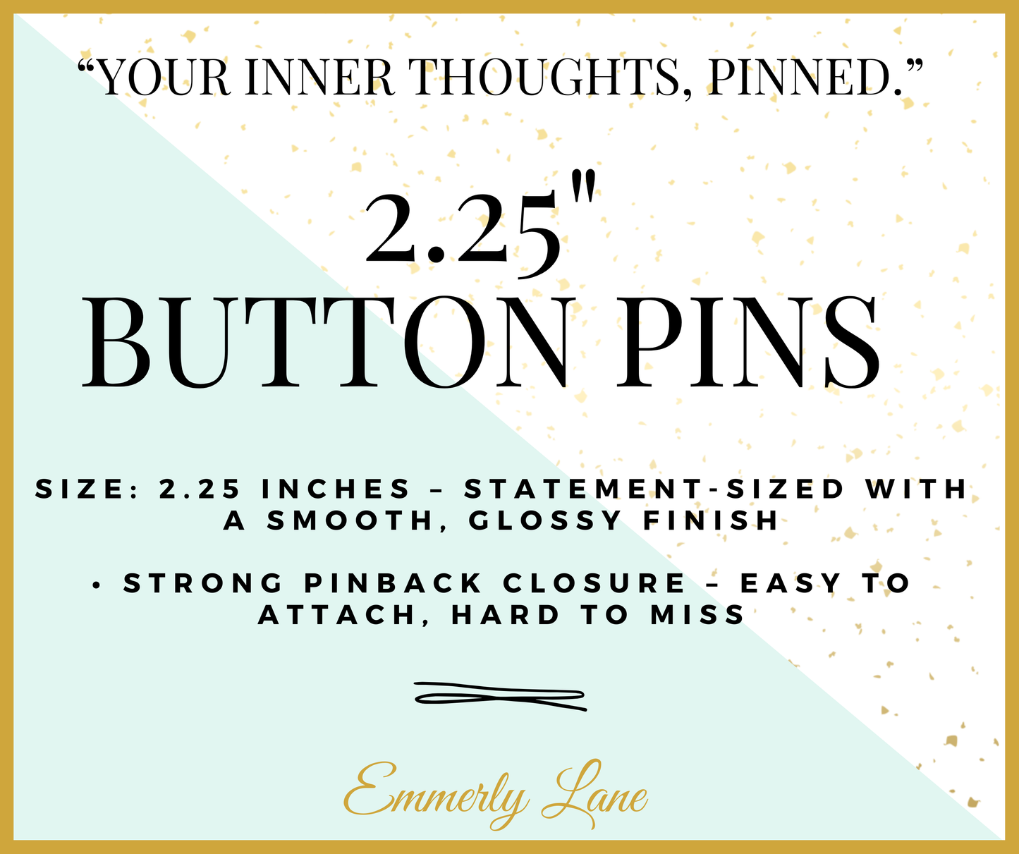 Sometimes Even I'm Scared Button Pin