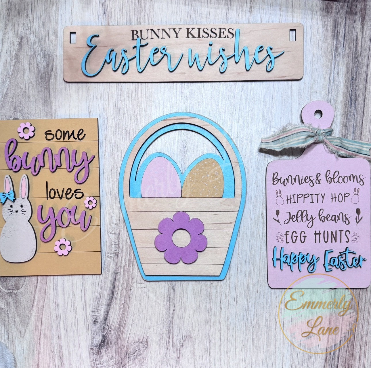 Bunny Kisses Easter Wishes Shelf Sitter Kit-2025 COMING SOON (July)
