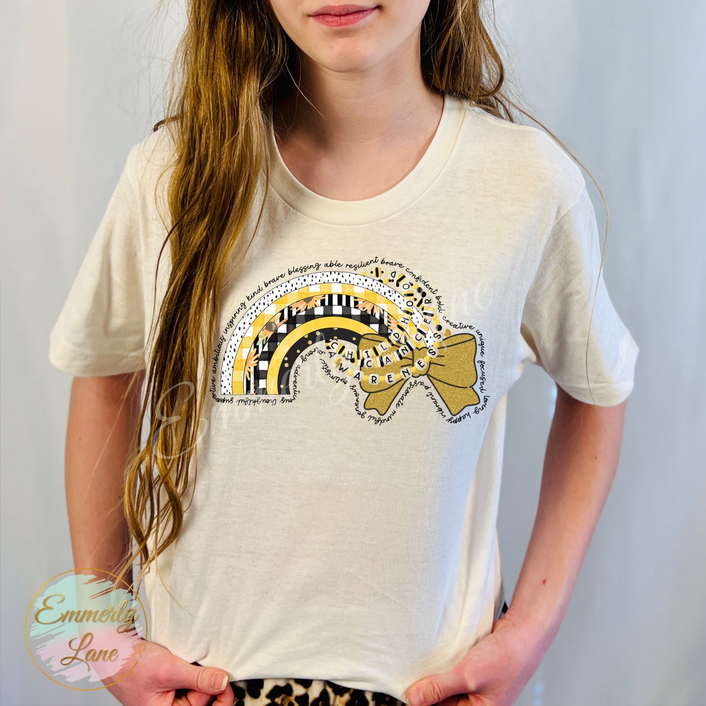 Childhood Cancer Awareness Friendship Bracelet Shirt
