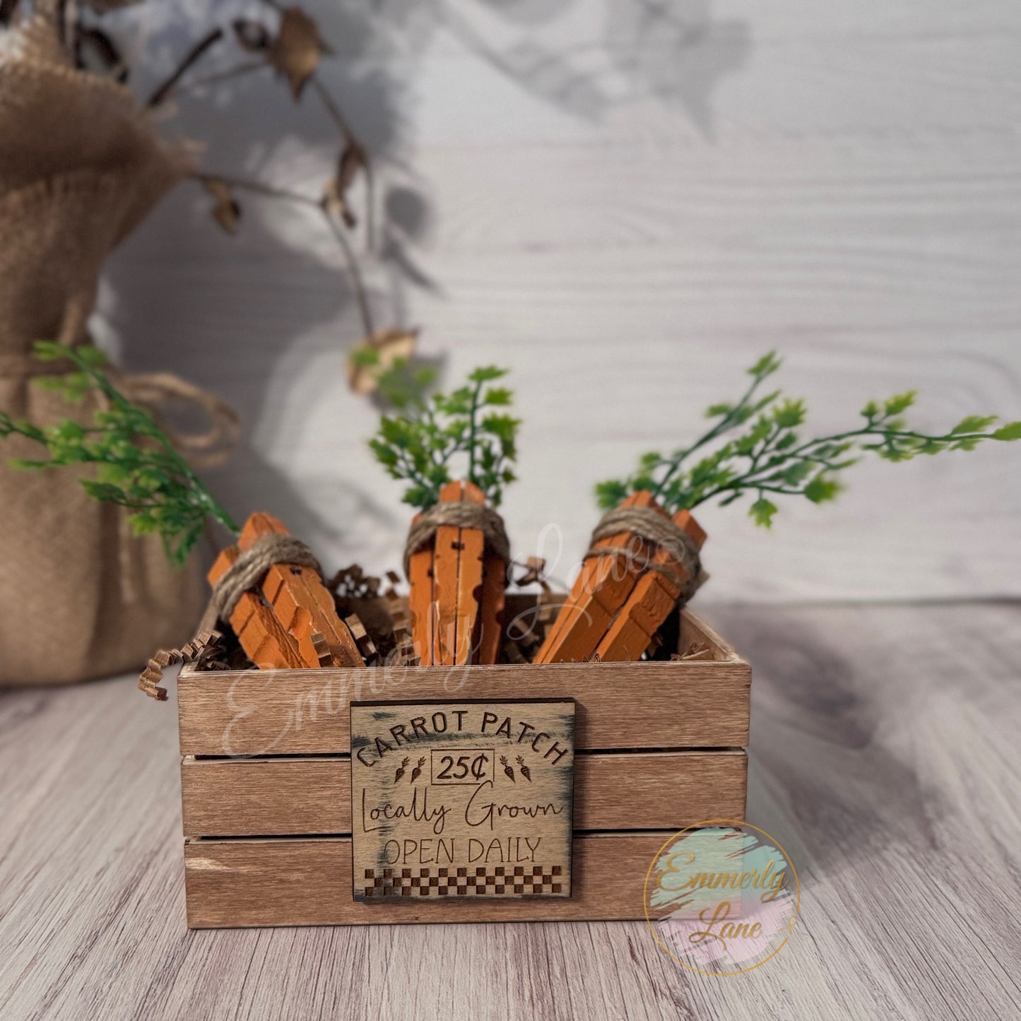Carrot farm crate