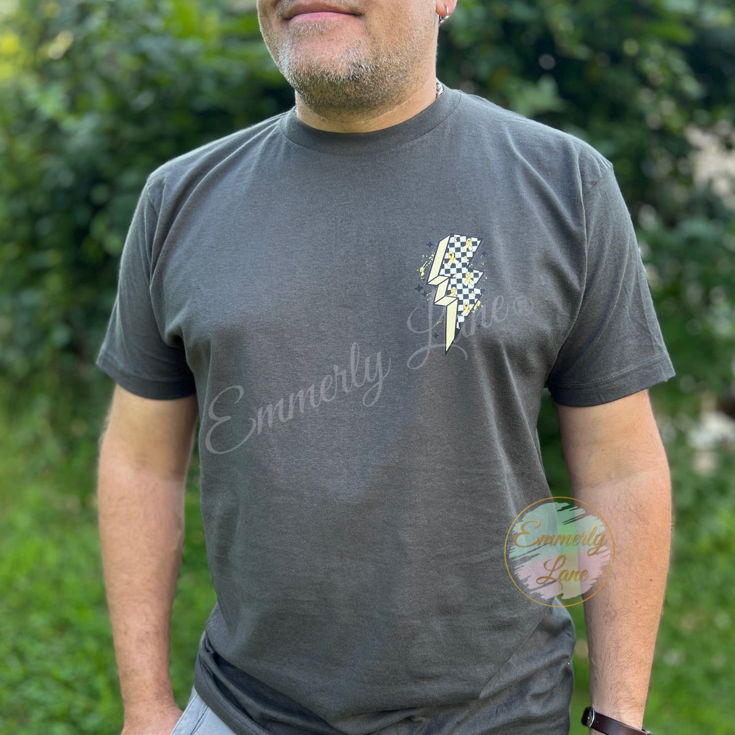 Fight for the cure Tee- Gold Ribbon Childhood Cancer Awareness