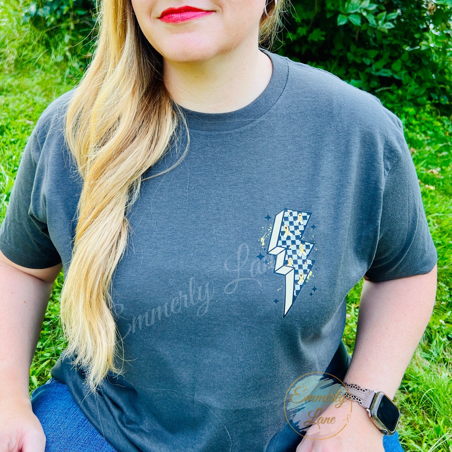 Fight for the cure Tee- Gold Ribbon Childhood Cancer Awareness
