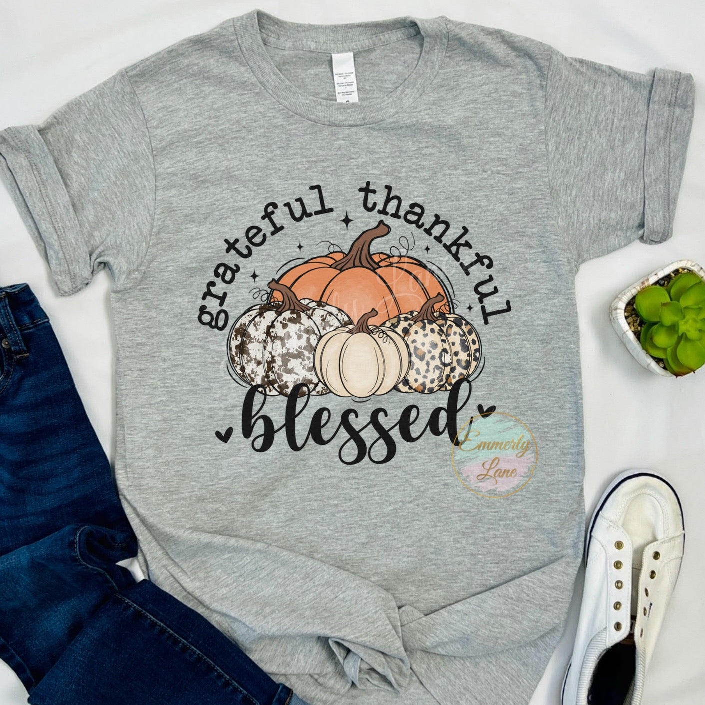 Grateful Thankful Blessed Shirt