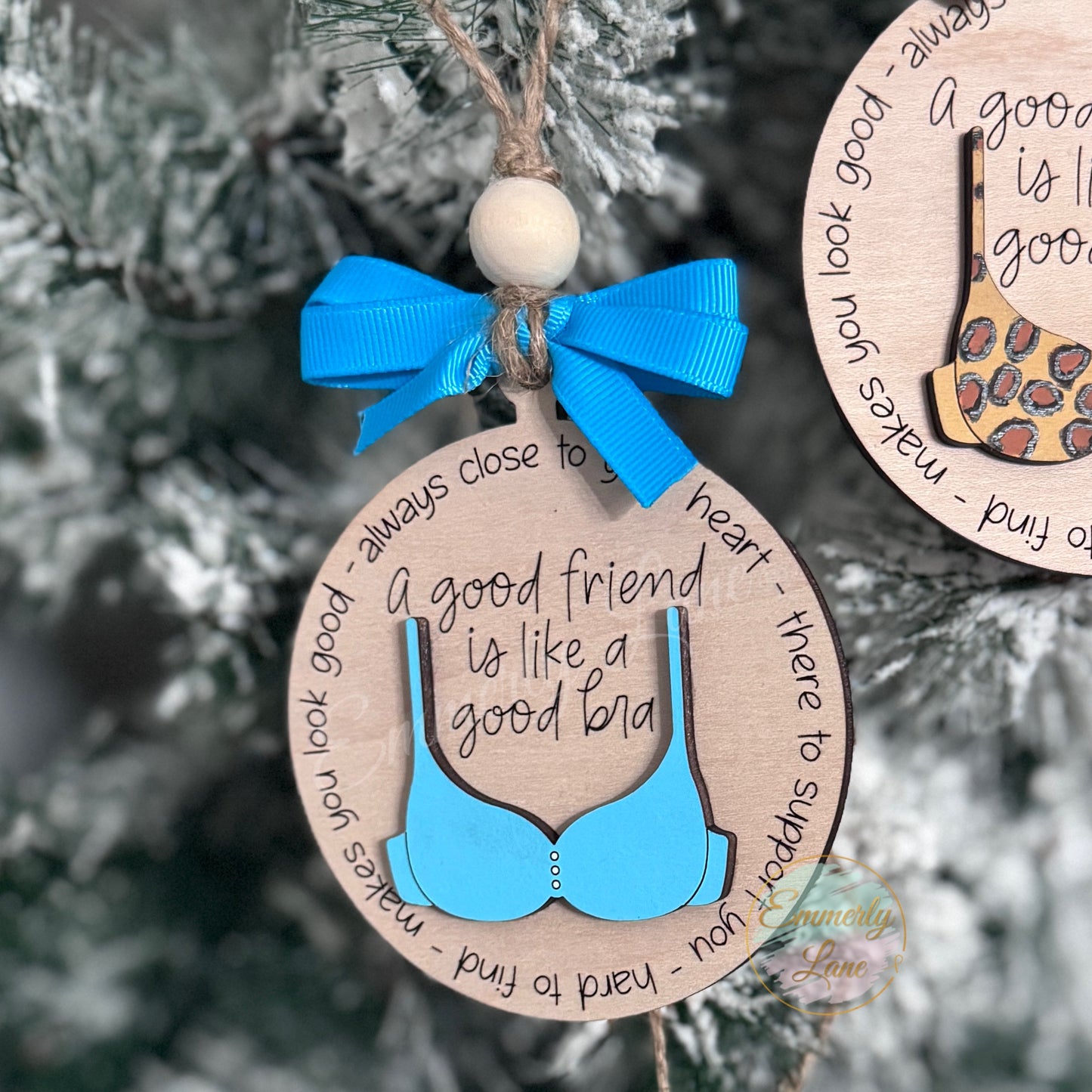 A good friend is like a bra Ornament