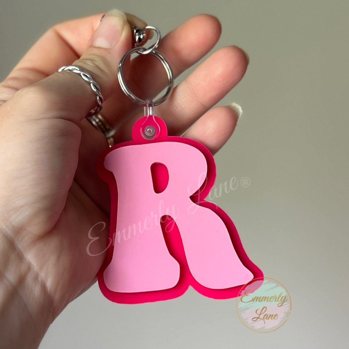 Custom Alphabet Keychain/Bag Tag