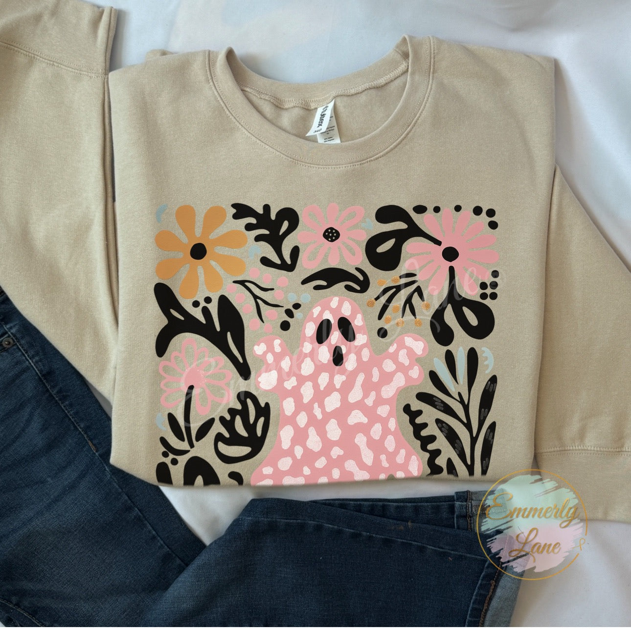 Boho Leopard Ghost Tee