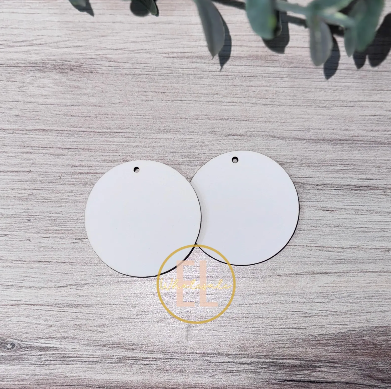 2" Unisub Earring Blanks: Bulk Sublimation Rounds