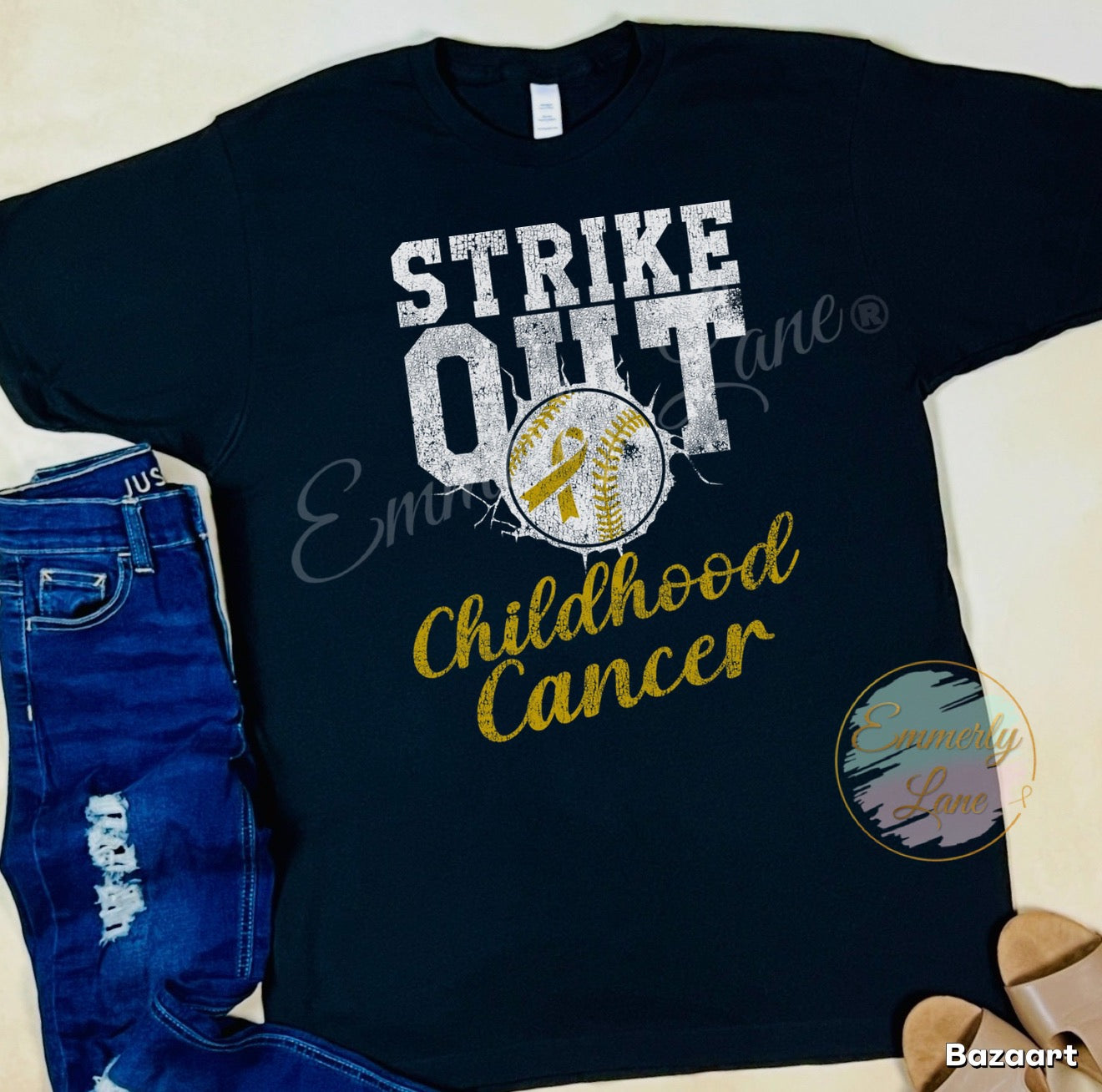 Strike out Childhood Cancer Shirt