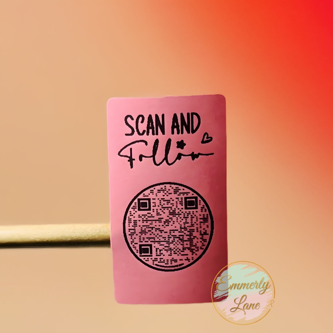 Custom Scan And Follow Thermal Stickers- Rectangle 2.25 x 1.25"