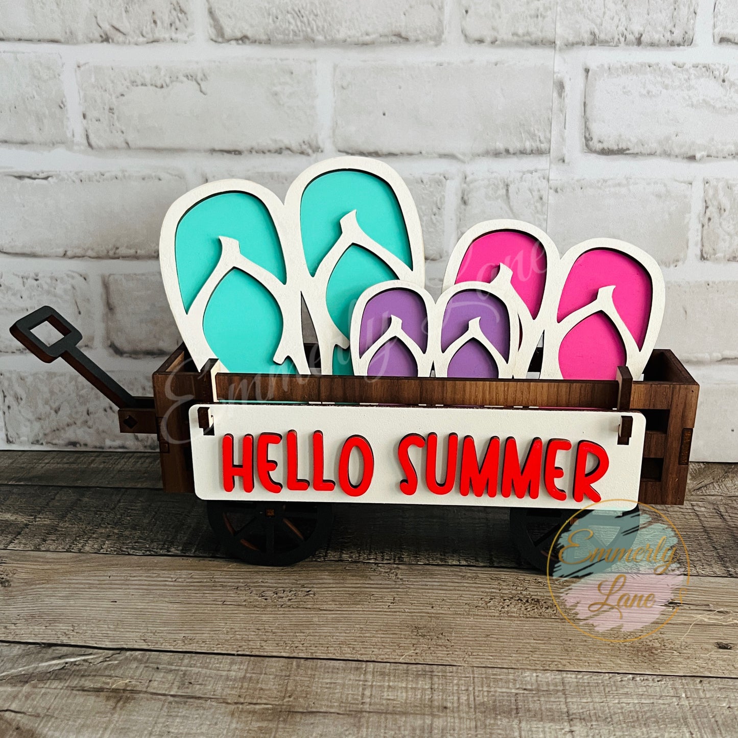 Summer Kit for our interchangeable wagon Shelf Sitter