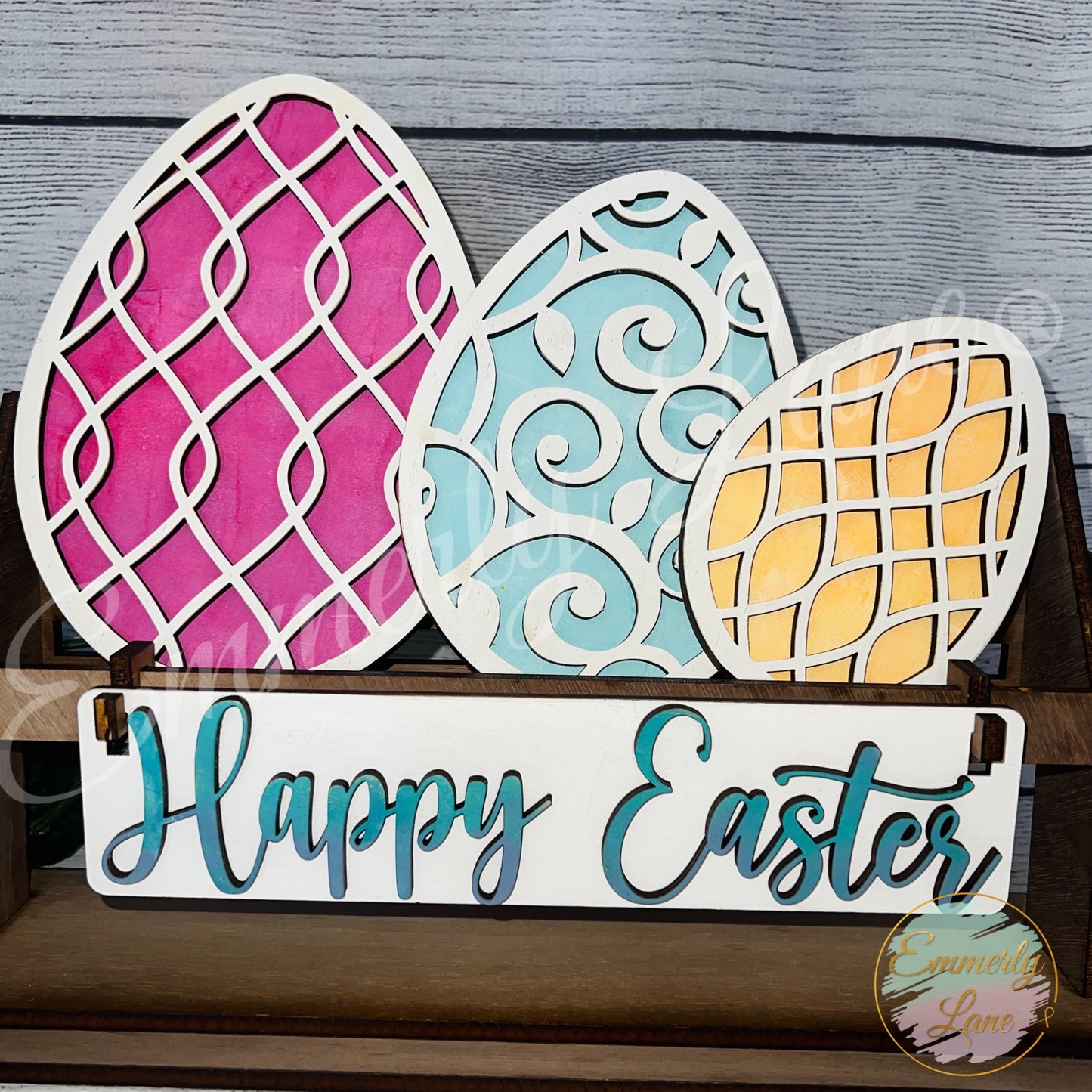 Easter Trio Egg Kit for our interchangeable wagon shelf sitters