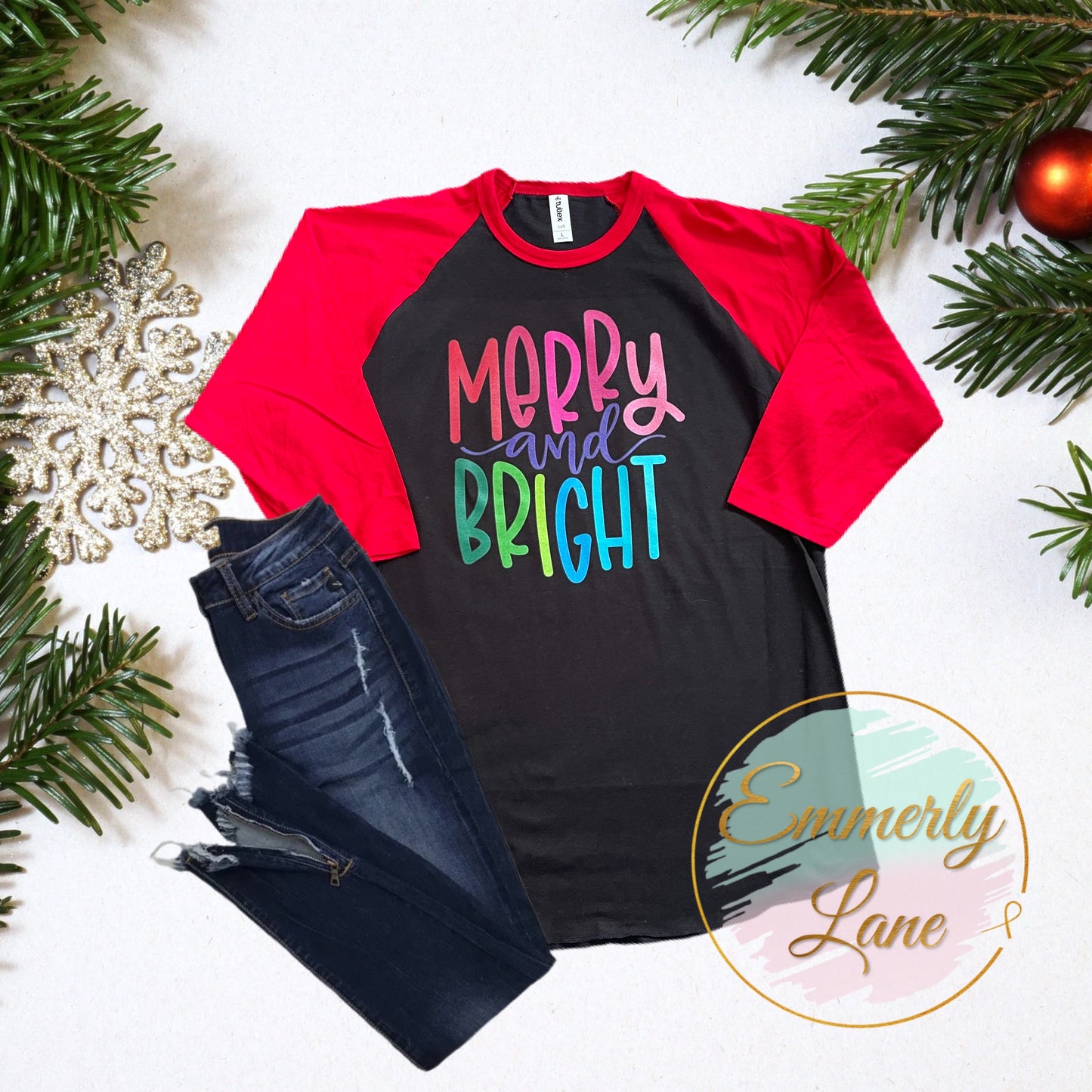 Merry & Bright Raglan