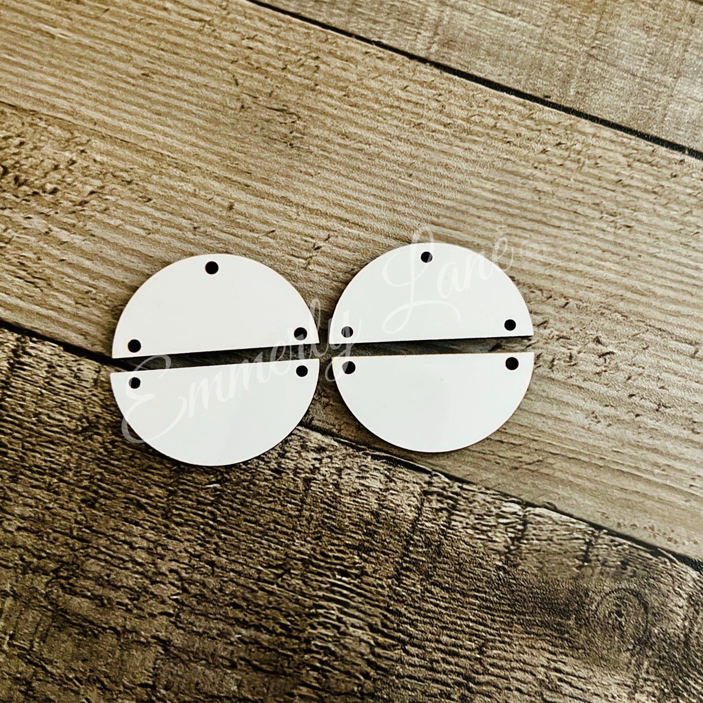 Blank Unisub Split Round Earring Blanks