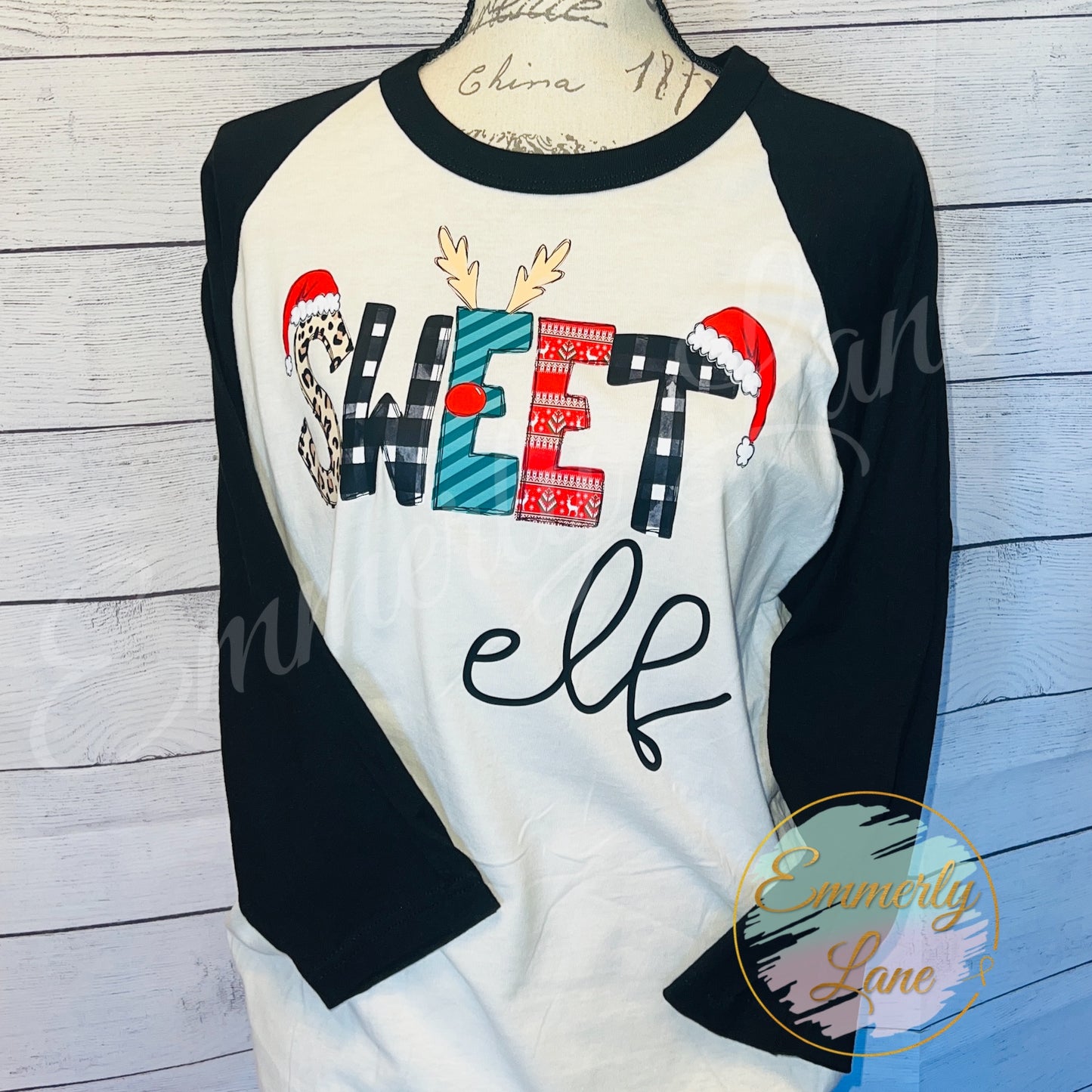Personalized Elf Raglan
