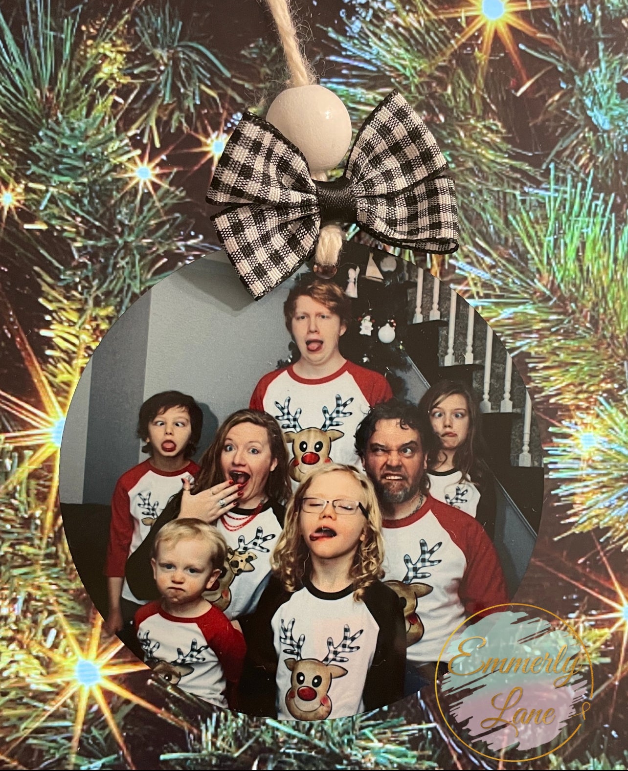 Blank Round Double Sided Unisub Ornaments-3.5"