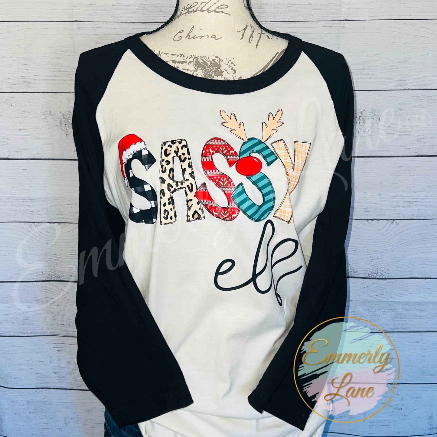 Personalized Elf Raglan