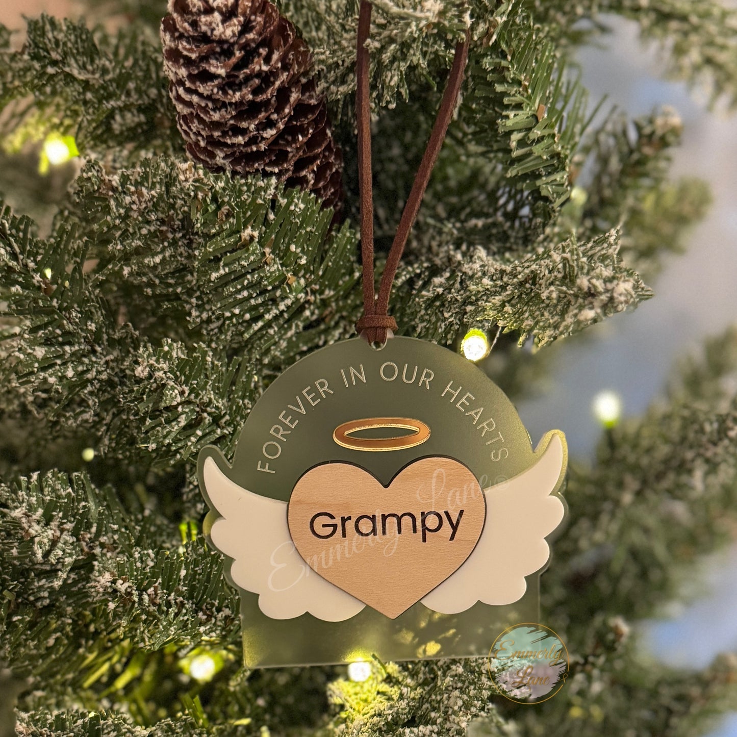 Forever in our hearts Personalized Ornament