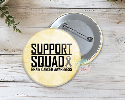 Support squad Pinback Button