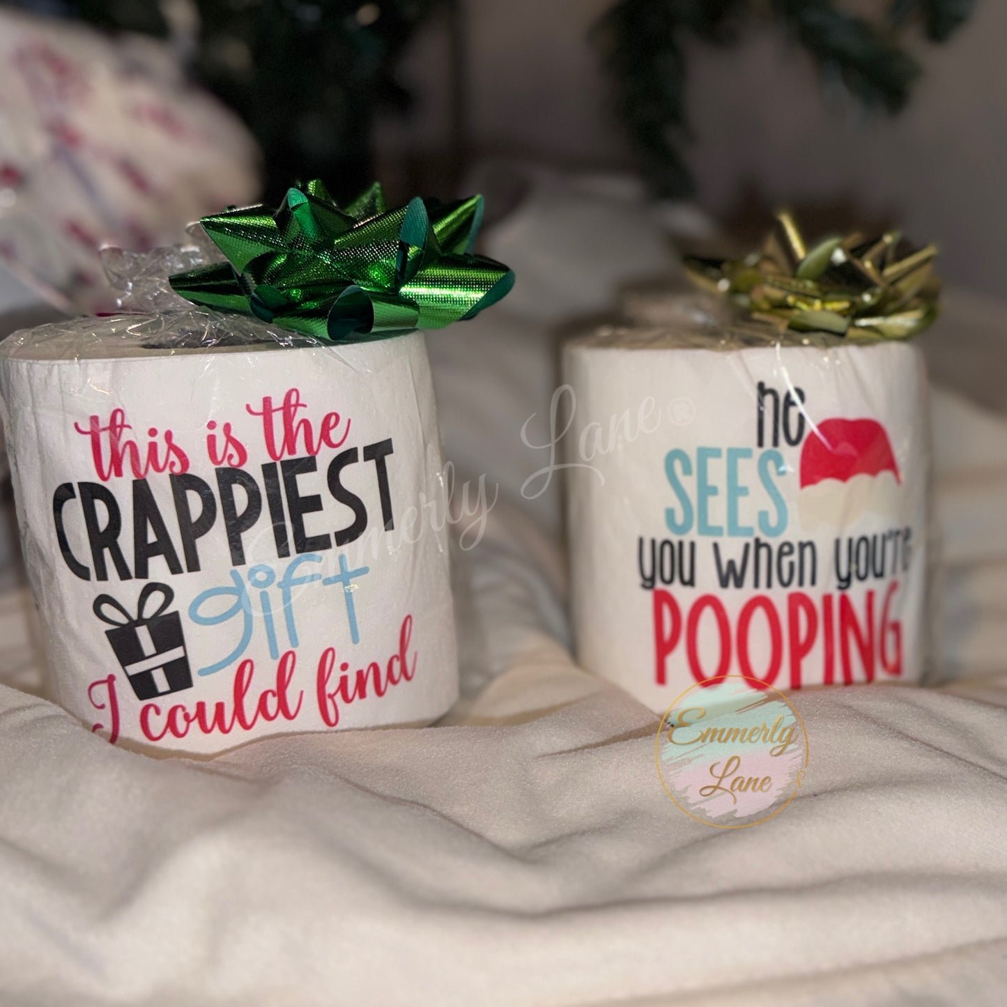 Christmas Gag Gift Toilet Paper
