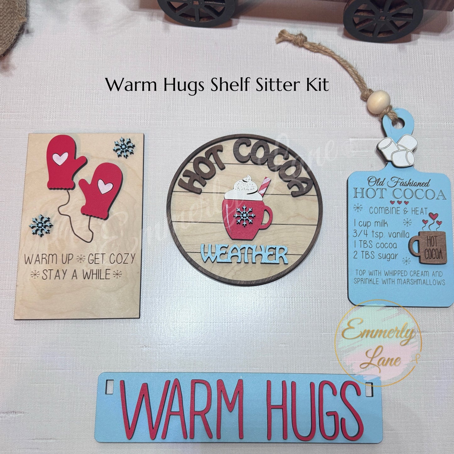 Warm Hugs Hot Cocoa Shelf Sitter Kit