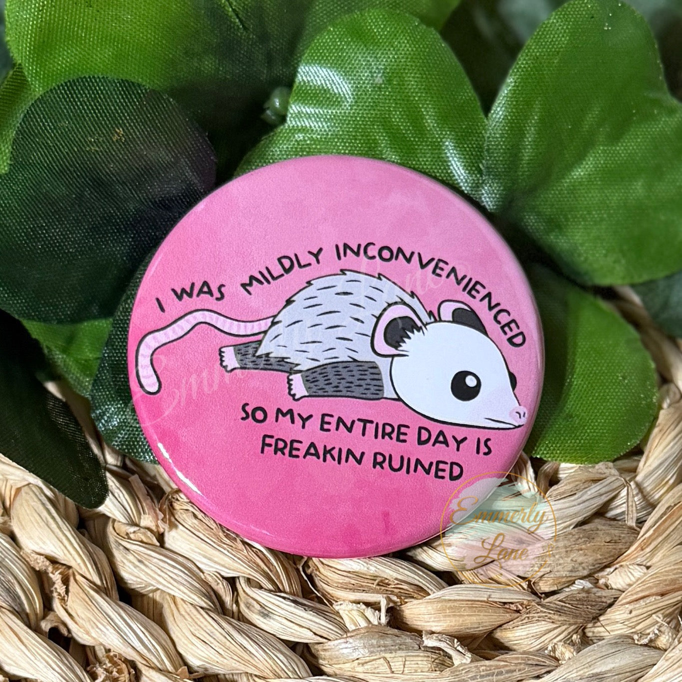 I was mildy inconvenienced Button Pin