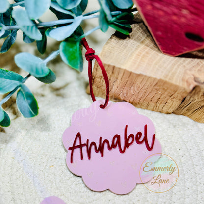 Valentine Custom Name Tag