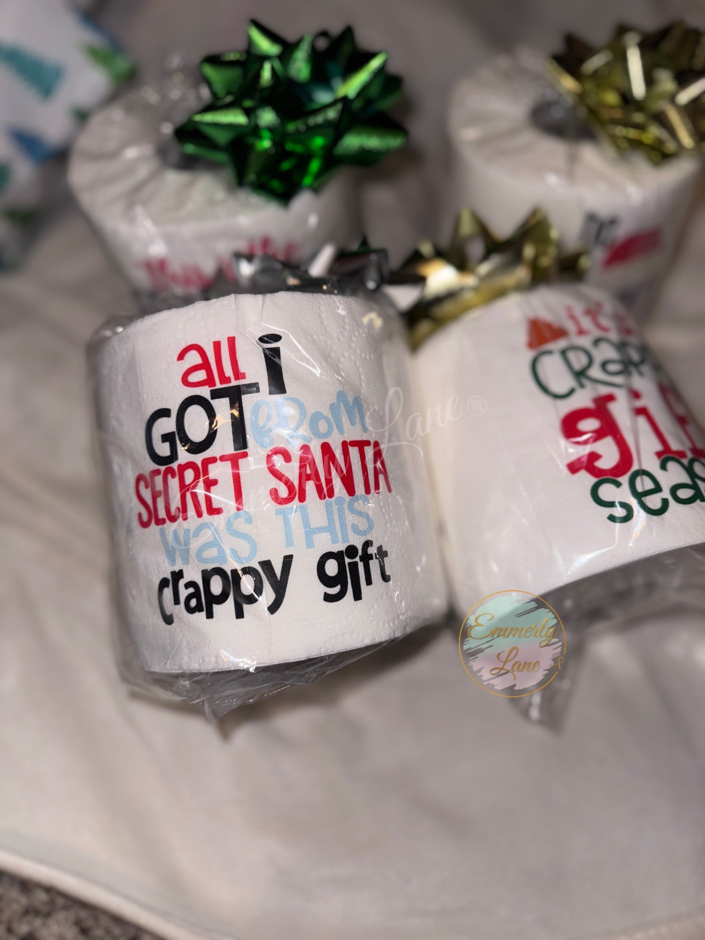 Christmas Gag Gift Toilet Paper