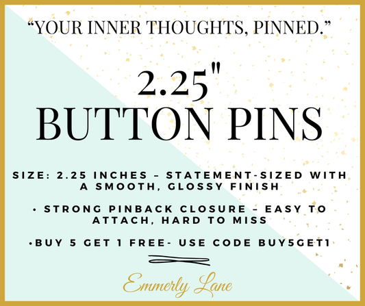 Don't let their energy change Holographic Button Pin