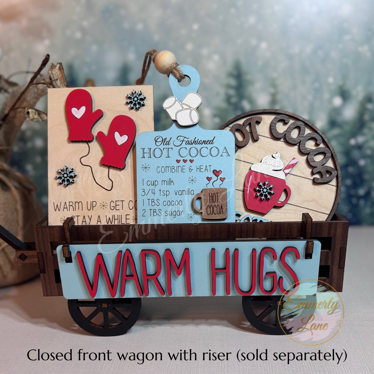 Warm Hugs Hot Cocoa Shelf Sitter Kit