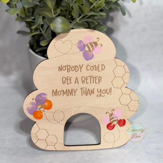 Fingerprint Beehive Keepsake- Mother's Day Gift