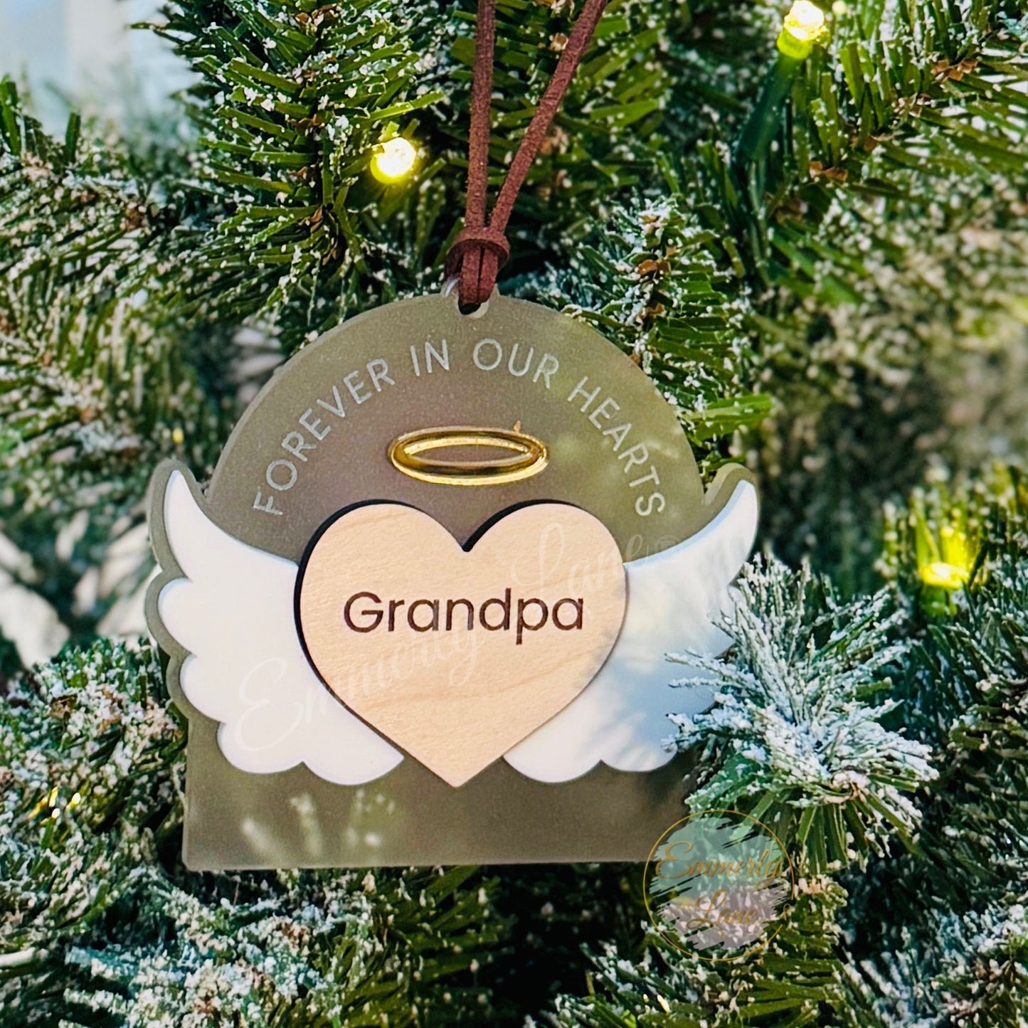 Forever in our hearts Personalized Ornament