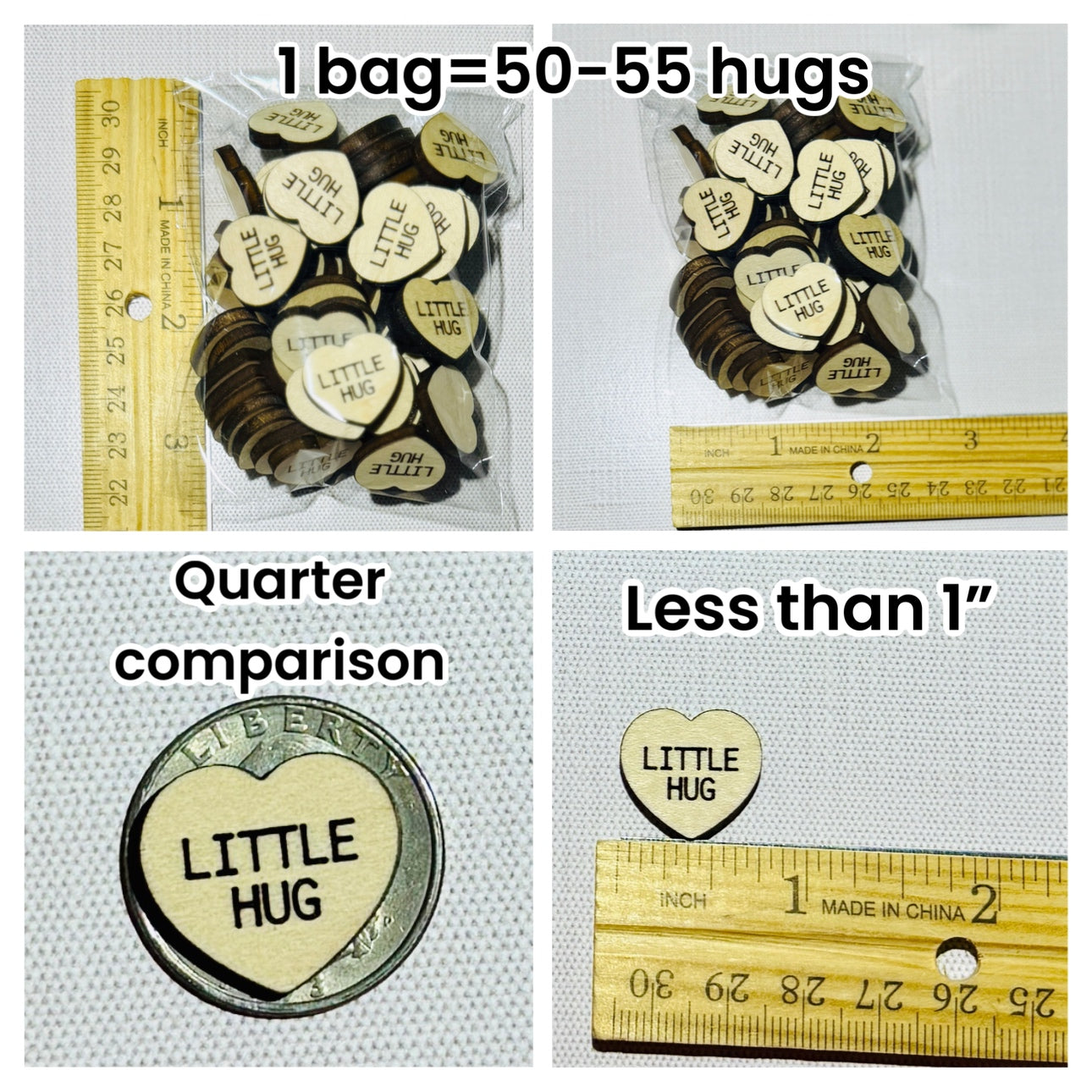 Little Pocket Hug Heart Tokens