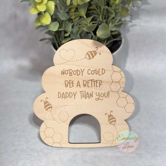 Fingerprint Beehive Keepsake- Father’s Day Gift