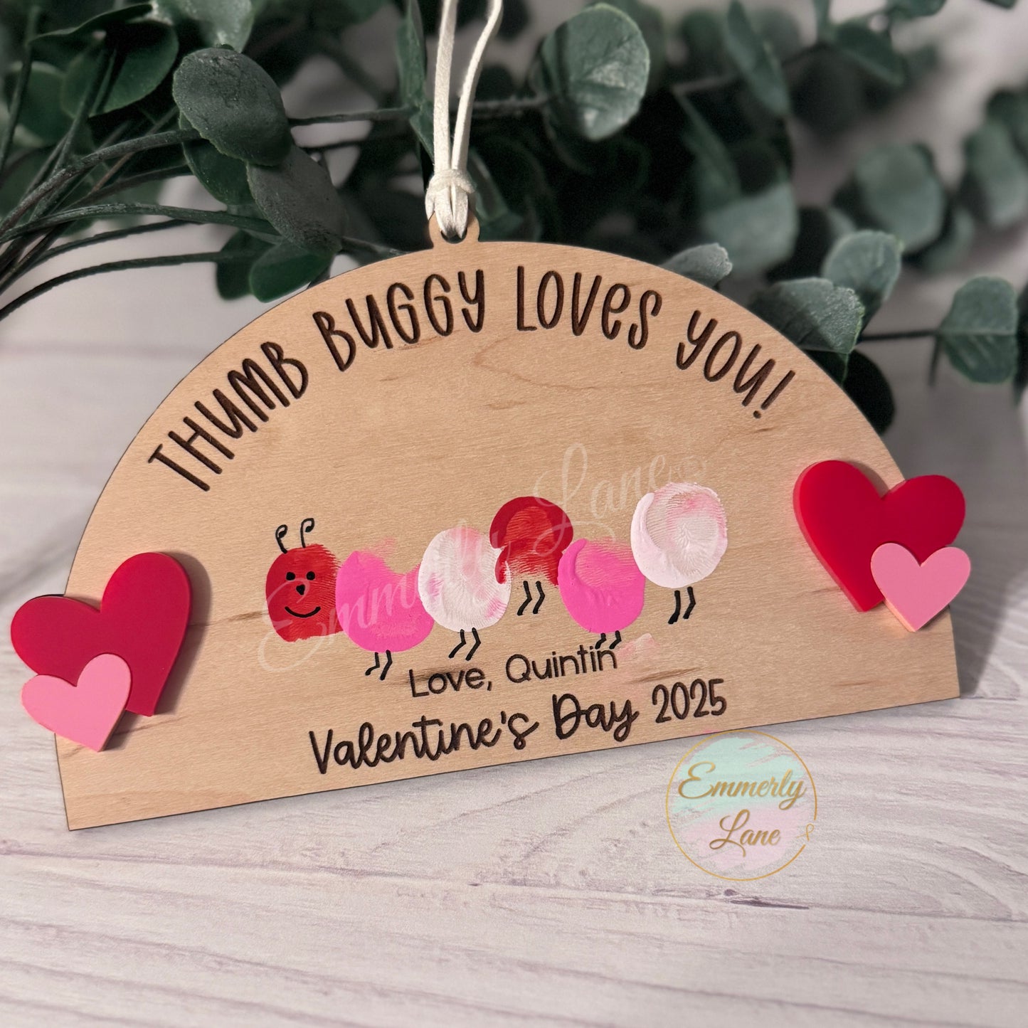 Thumb Buggy Loves You DIY Sign