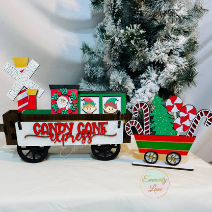 Christmas Candy Cane Express Shelf Sitter Kit- Premium Kit