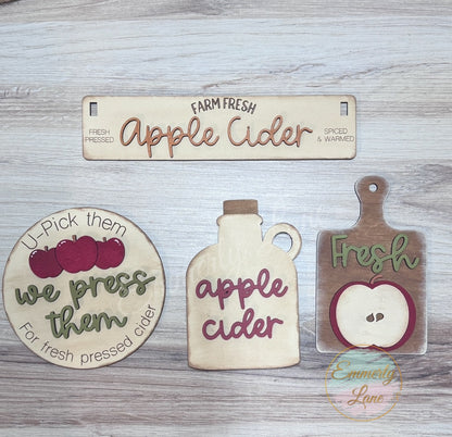 Farm Fresh Apple Cider Shelf Sitter