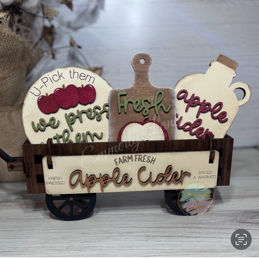 Farm Fresh Apple Cider Shelf Sitter
