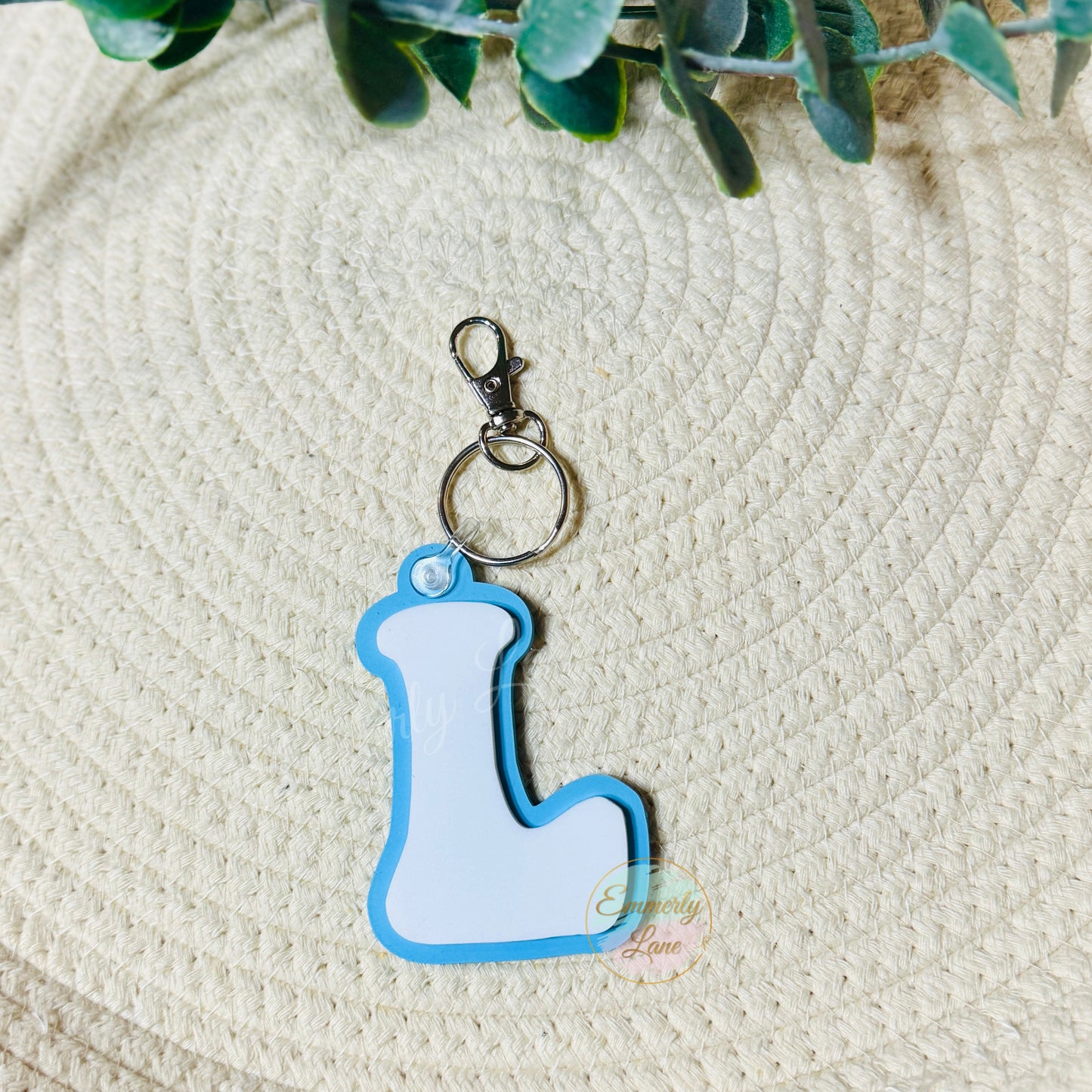 Semi Personalized Acrylic Bag Tag