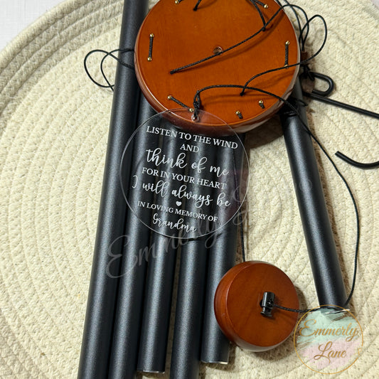 Memorial Wind Chime- listen to the wind