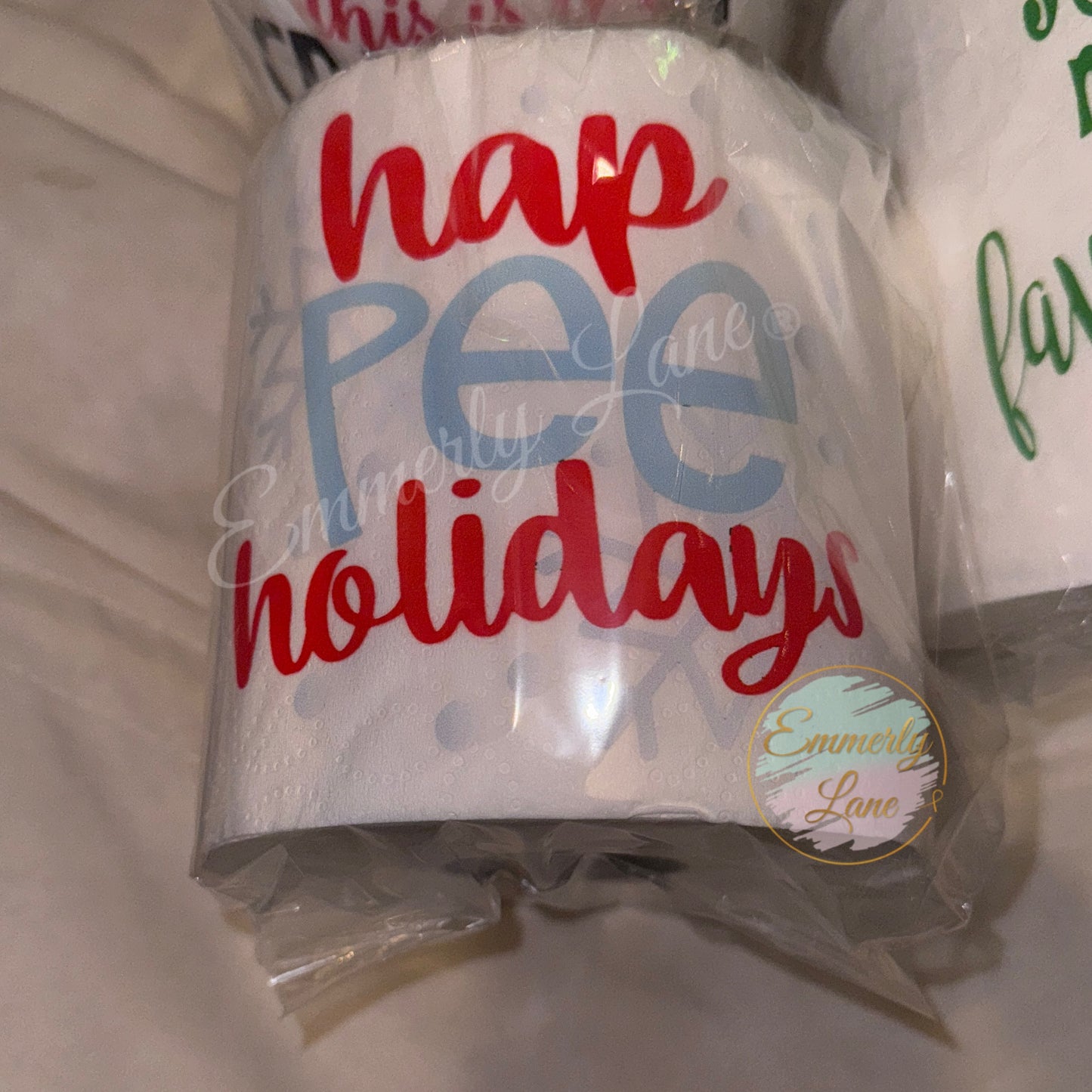 Christmas Gag Gift Toilet Paper