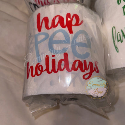 Christmas Gag Gift Toilet Paper