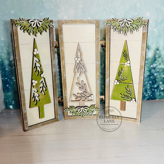 Christmas Tree Trio Signs