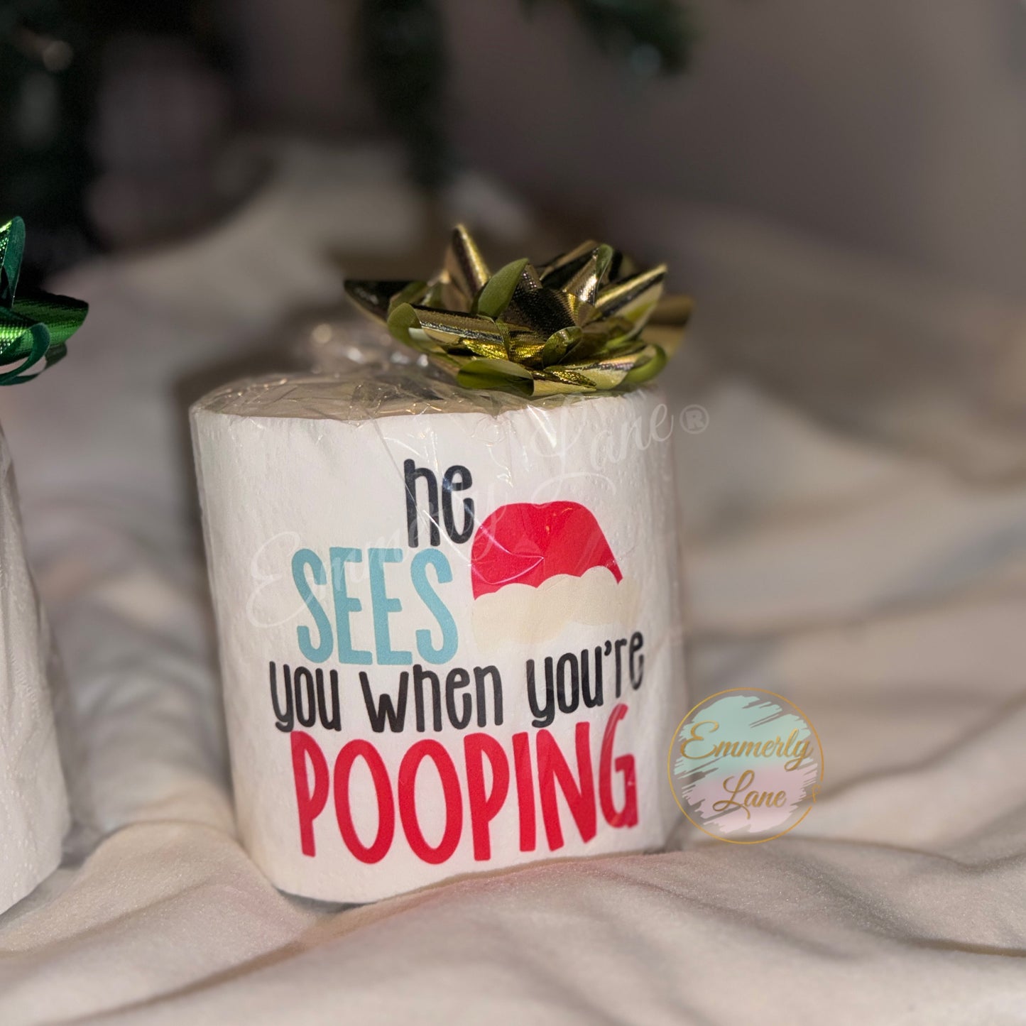 Christmas Gag Gift Toilet Paper