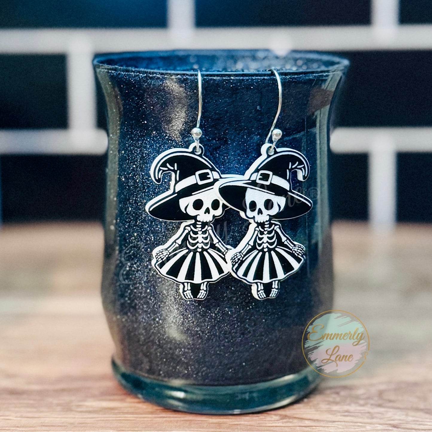 Skeleton Acrylic Earrings