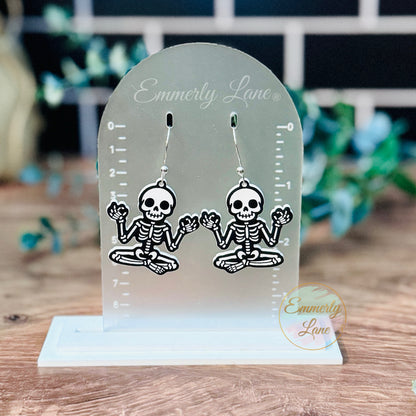 Skeleton Acrylic Earrings