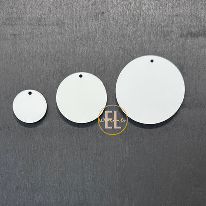 Blank Unisub Round Earring Blanks