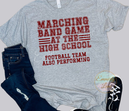 Marching Band Game Shirt - You pick your team color