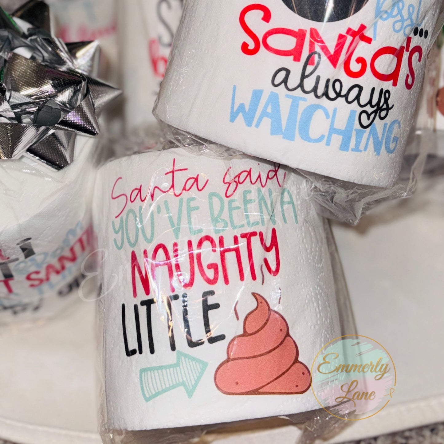 Christmas Gag Gift Toilet Paper