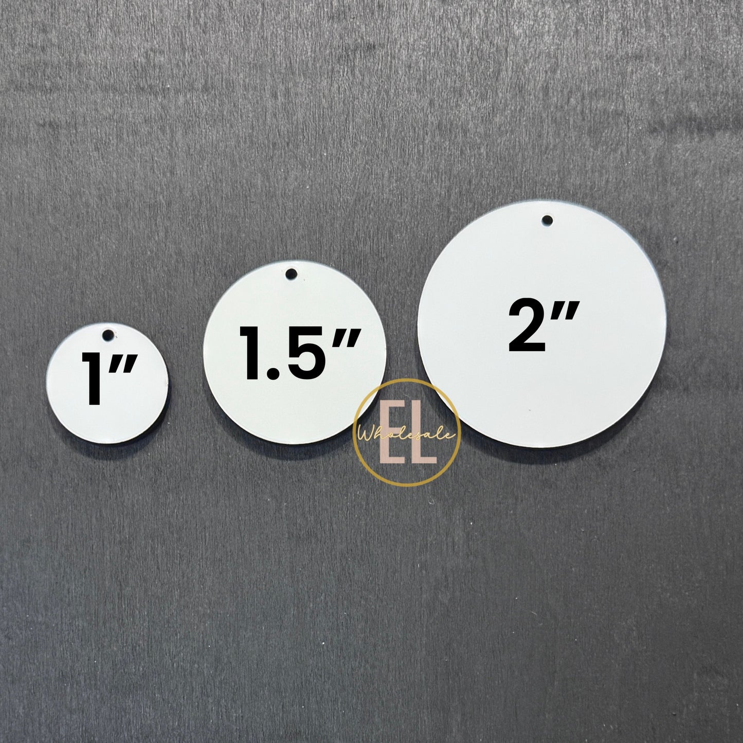 Blank Unisub Round Earring Blanks