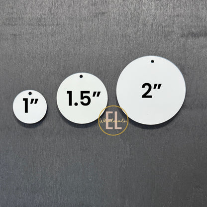 Blank Unisub Round Earring Blanks